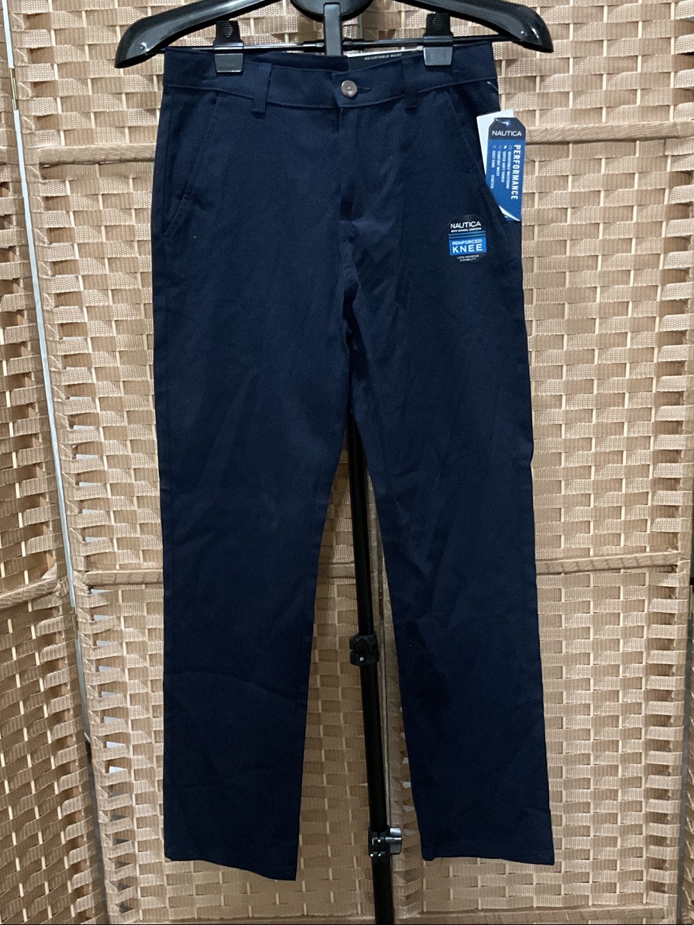 Nautica Boys Navy Chino Pants - 14 Regular